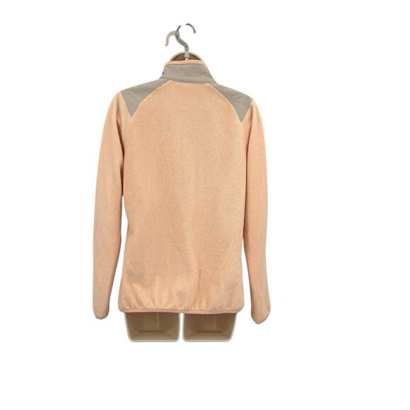 Merrell Womens Terrain Fleece 1/4 Zip Fleece Pullover Size Small Top Peach Gray - Picture 13 of 16